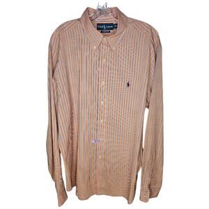 Ralph Lauren Classic Fit Long Sleeve Button Up Striped Shirt 17